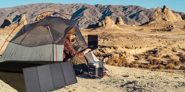 لوح شمسي 160 واط لبطارية ايكوفلو المتنقلة للرحلات EcoFlow Portable Solar Panel