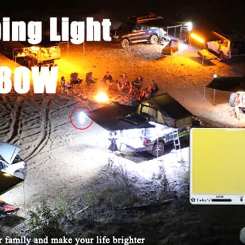 كشاف ليد خارجي للرحلات Toby's Sanara COB Camping Light بقوة 1880 واط