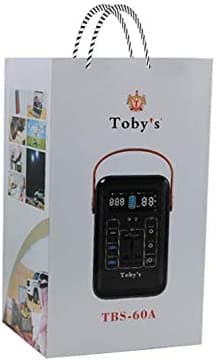 بطارية متنقلة للرحلات Toby's 60A Power Station 60000mAh 222WH