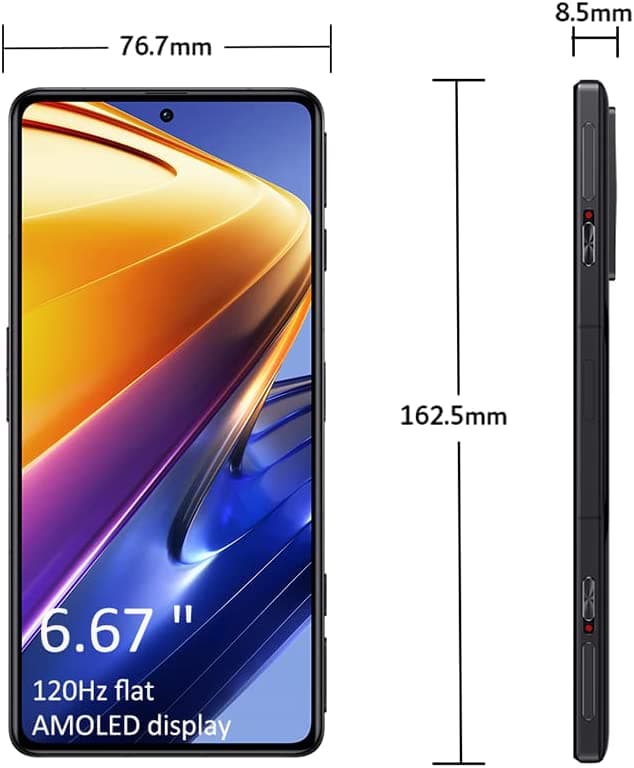 موبايل جوال بوكو اف 4 جي تي Xiaomi Poco F4 GT 5G Smartphone Dual-Sim رامات 12 جيجا – 256 جيجا تخزين