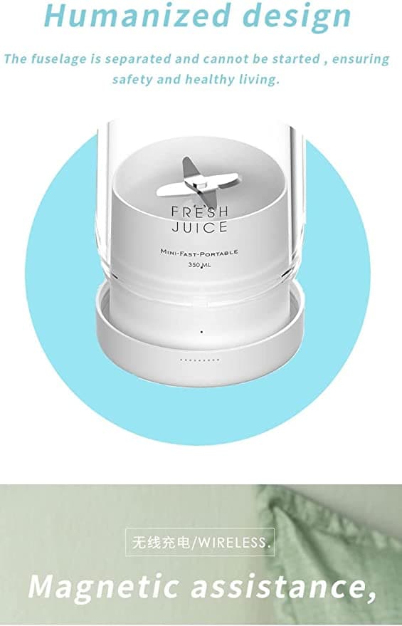 Fresh Juice Portable Blender 350ml capacity With a capacity of 1400 mAh