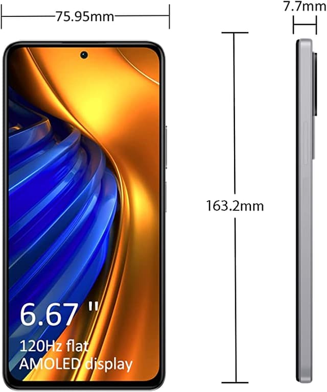 موبايل جوال Xiaomi Poco F4 5G Smartphone Dual-Sim رامات 6 جيجا – 128 جيجا تخزين