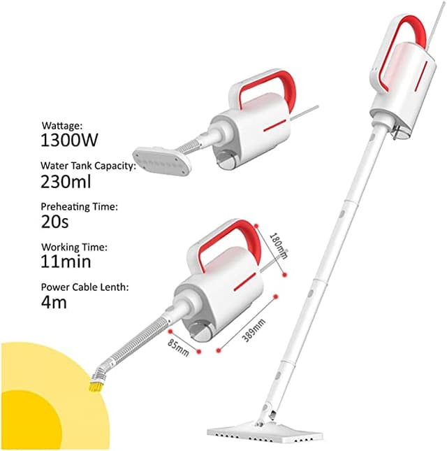 ممسحة بخار للتنظيف 5 في 1 ديرما Deerma Steam Mop Cleaner ZQ610 - 243532