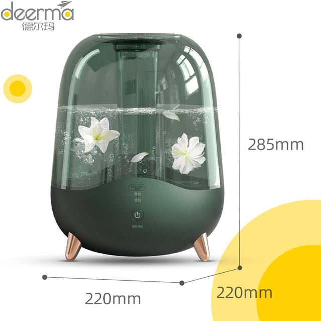 Deerma Humidifier F329 Ultrasonic Air Purifier and Freshener 5 Liters - SW1hZ2U6NzA2NDk3