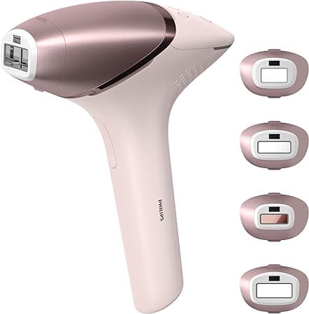 جهاز الليزر المنزلي بتقنية IPL فيليبس لوميا 9000 الاصدار الحادي عشر 4 عدسات Philips BRI958/60 Lumea IPL9000 Series Hair Removal Device