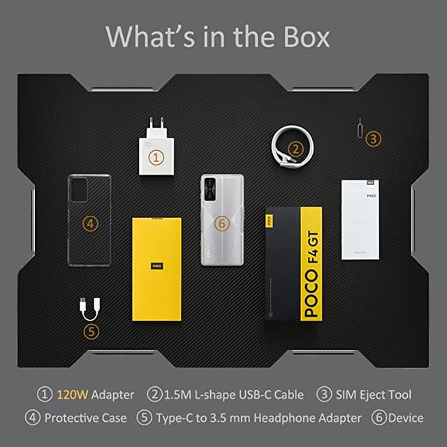 موبايل جوال بوكو اف 4 جي تي Xiaomi Poco F4 GT 5G Smartphone Dual-Sim رامات 12 جيجا – 256 جيجا تخزين