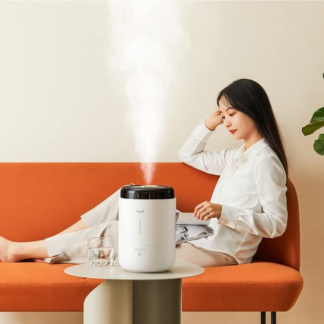 جهاز ترطيب الهواء بالرذاذ الساخن Deerma Distillation Hot Mist Humidifier RZ100 سعة 2 لتر