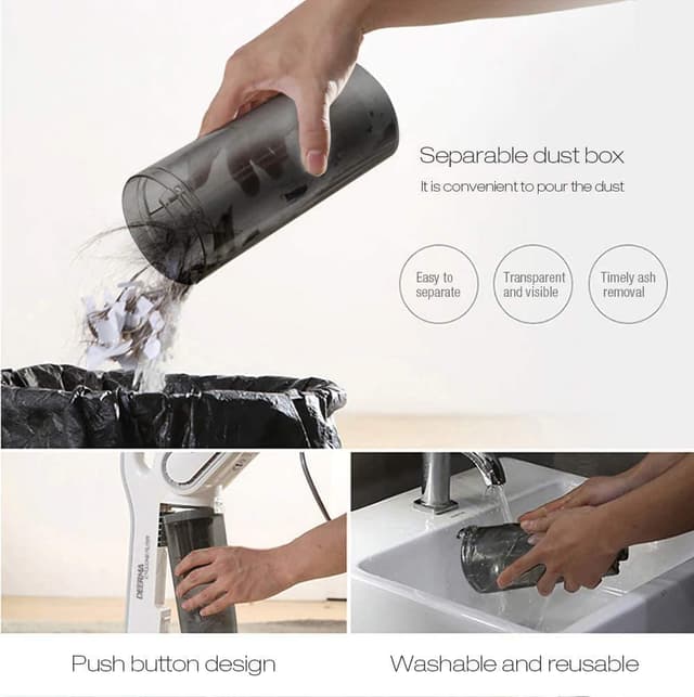 Deerma Corded Vacuum Cleaner DX700s With a power of 600 watts