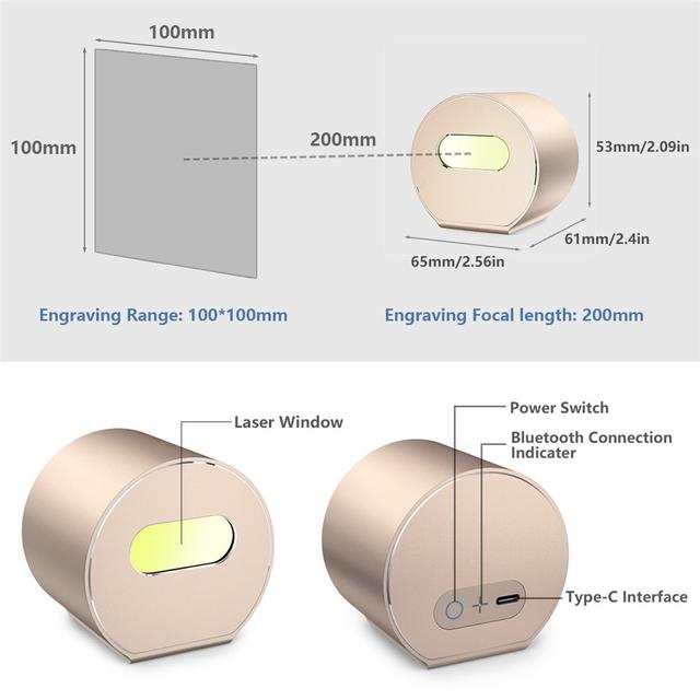 LaserPecker L1 Mini Handheld Laser Engraver - SW1hZ2U6NzA0ODQ2