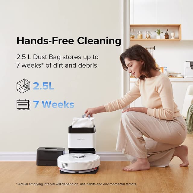 مكنسة روبوت شاومي روبوروك Roborock Vacuum Q7Max+ Plus مع صندوق للغبار