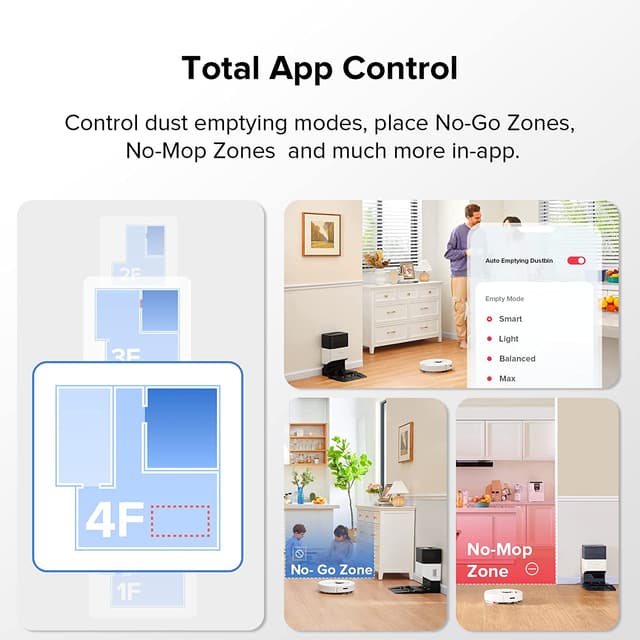مكنسة روبوت شاومي روبوروك Roborock Vacuum Q7Max+ Plus مع صندوق للغبار