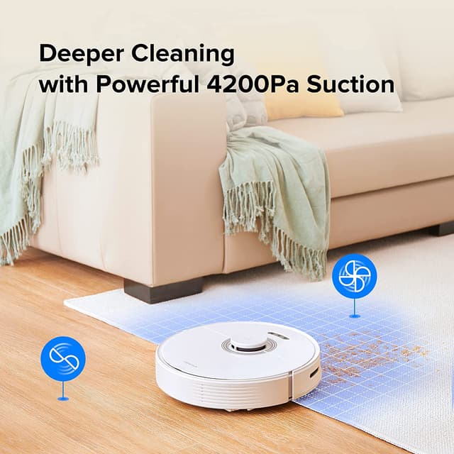 مكنسة روبوت شاومي روبوروك Roborock Vacuum Q7Max+ Plus مع صندوق للغبار