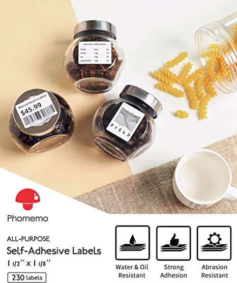 ملصقات طباعة حرارية  M110 و M220 Phomemo Original Labels