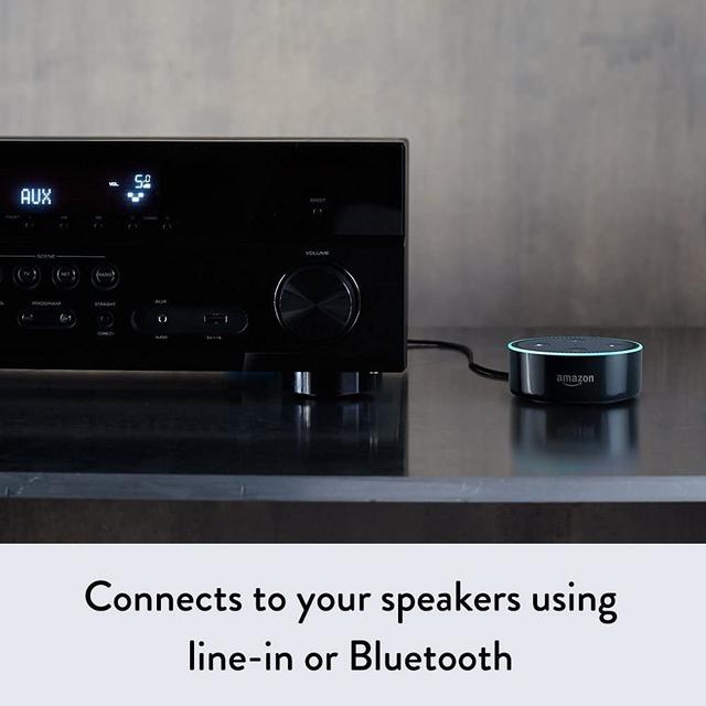 Amazon - Echo Dot (2nd Generation) - Smart Speaker - Black - SW1hZ2U6Njk0ODE5