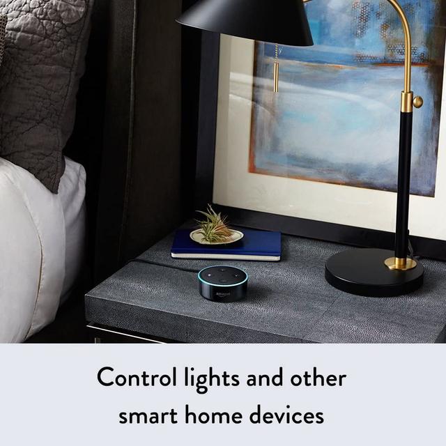 Amazon - Echo Dot (2nd Generation) - Smart Speaker - Black - SW1hZ2U6Njk0ODIz