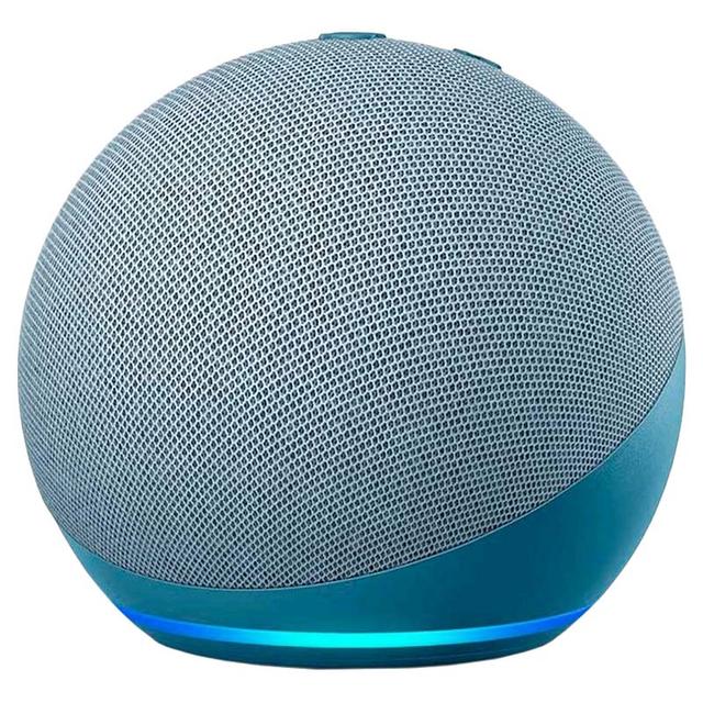 الكسا امازون ايكو الجيل الرابع مساعد صوتي ذكي أزرق Amazon Blue Echo Dot 4th Generation - SW1hZ2U6Njk0OTI0