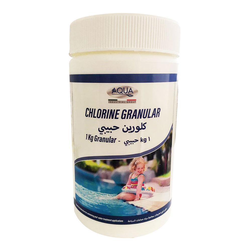 مسحوق كلور حبيبات (كلورين حبيبي) 1 كغ Chlorine Granular Powder-Aqua