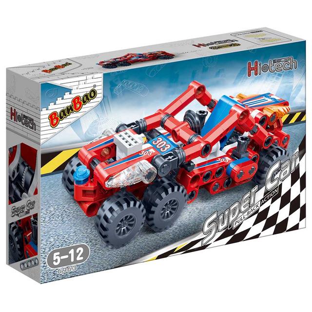 مكعبات على شكل سيارة 128 قطعة Banbao Super Car Building Kit 128pcs - SW1hZ2U6NjkwNzQ2