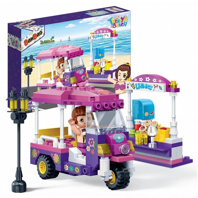 مجموعة مكعبات الشاطئ 168 قطعة Banbao Trendy Beach Building Set - SW1hZ2U6NjkzMjA3