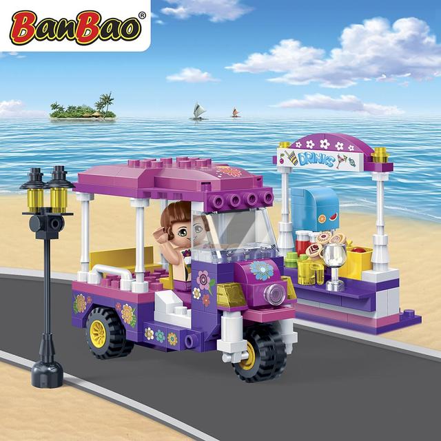 مجموعة مكعبات الشاطئ 168 قطعة Banbao Trendy Beach Building Set - SW1hZ2U6NjkzMjA5