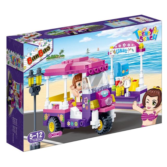 مجموعة مكعبات الشاطئ 168 قطعة Banbao Trendy Beach Building Set - SW1hZ2U6NjkzMjAz