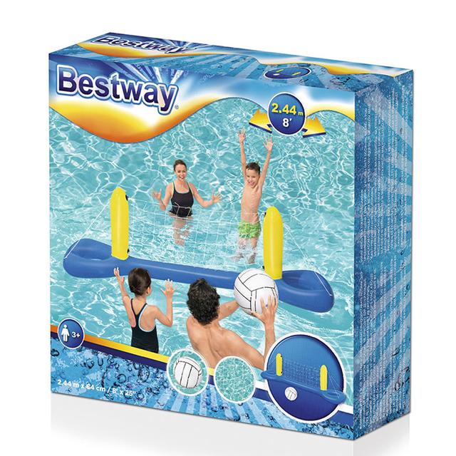 مجموعة كرة الطائرة المائية من بيست واي Bestway Play Pool Volleyball Set - SW1hZ2U6Njg5MjEw