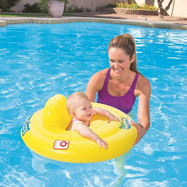 عوامة سباحة حلقية للأطفال من بيست واي  Bestway Swimsafe Baby Seat Triple Ring - SW1hZ2U6NjkzNTM2