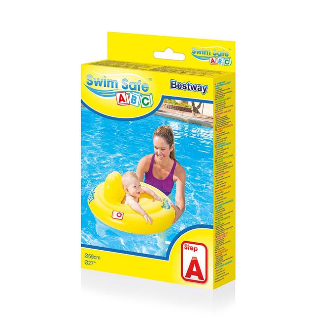 Bestway - Swimsafe Baby Seat Triple Ring - Yellow - SW1hZ2U6NjkzNTQw