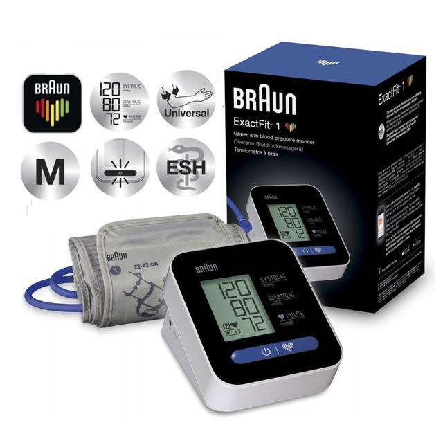 جهاز قياس الضغط الرقمي براون Braun Exact Fit 1 Bua5000 Bp Monitor - SW1hZ2U6Njk1NjQ3