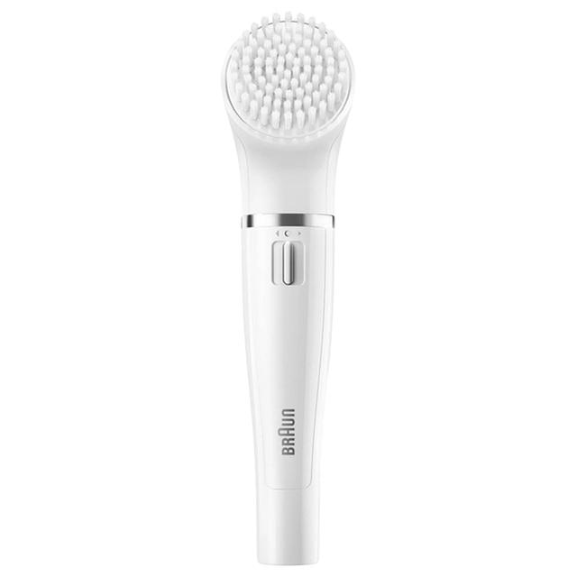 ماكينة حلاقة براون للوجة مع رأس تنظيف البشرة ومرآة Braun Face 851 Beauty Edition Facial Cleansing Brush - SW1hZ2U6Njk1NzI3