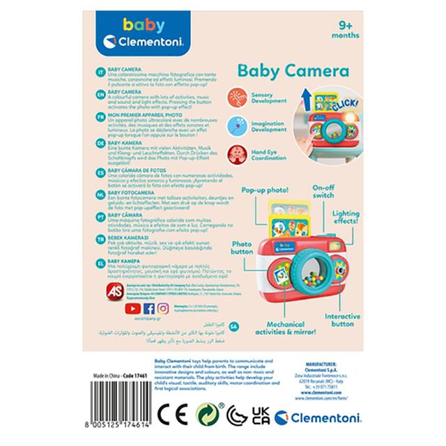 لعبة كاميرا للأطفال كلمنتوني Clementoni  Baby Camera - SW1hZ2U6Njg5Mzcx