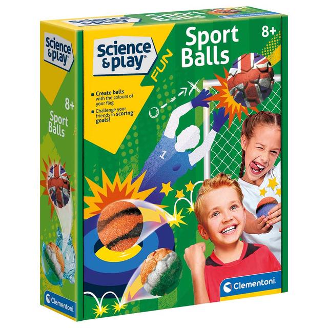لعبة مختبر علمي صغير للأطفال كلمنتوني Clementoni Science & Play Crazy Balls Soccer - SW1hZ2U6NjkwNTA5