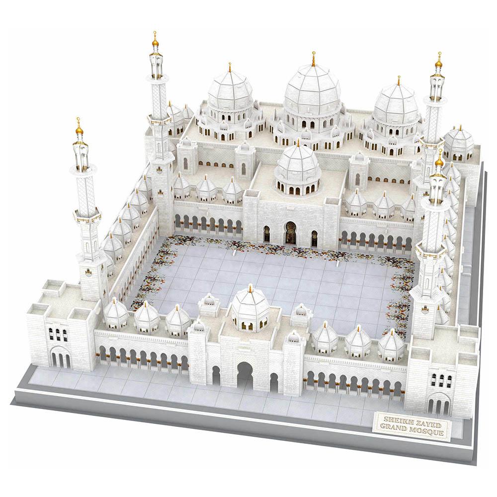 بزل 3D على شكل مسجد الشيخ زايد 367 قطعة CubicFun 3D Puzzle Sheikh Zayed Grand Mosque