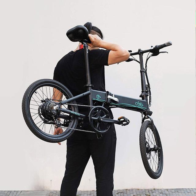 دراجة كهربائية (سيكل كهربائي) فيدو - قابلة للطي بسرعة 25 كم/س Electric D4S Folding Bike - Fiido - SW1hZ2U6Njg3ODY0