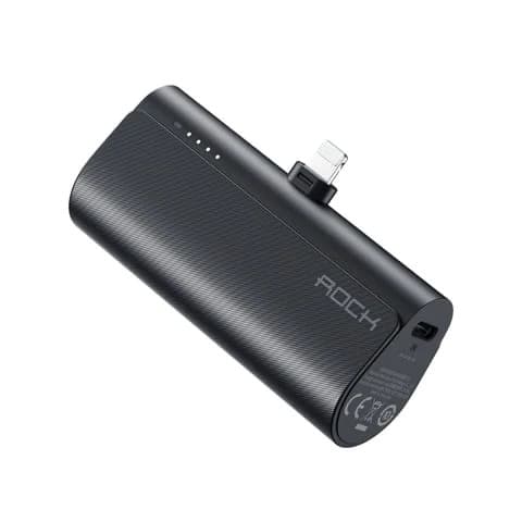 باور بانك محمول للآيفون Rock Lightning P82 Power Bank for iPhone سعة 4800 مللي أمبير