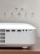 بروجكتر منزلي أندرويد Wownect Mini Android Projector 7000 Lumens Screen With Projector Screen مع شاشة عرض بمقاس 150 بوصة