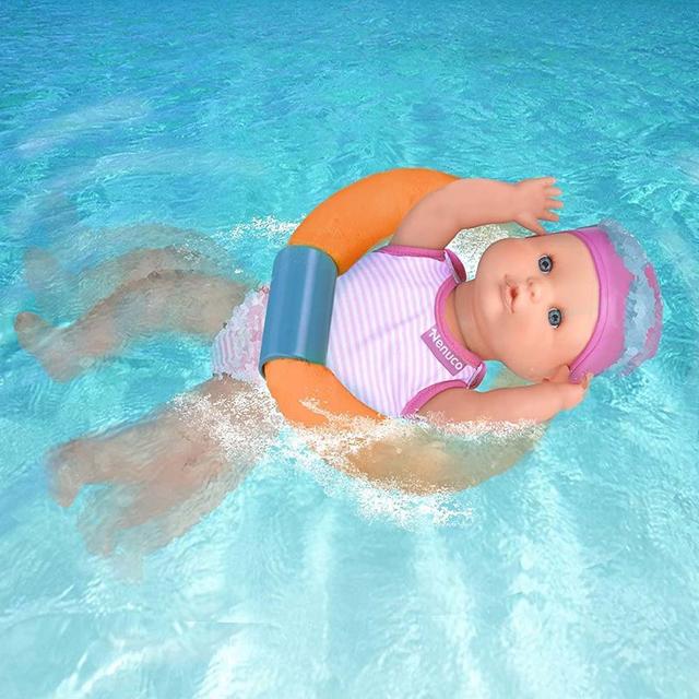 دمية اطفال (السباحة) - زهري Doll Swimmer Battery Operated-Nenuco - SW1hZ2U6NjkxOTUy