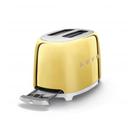 توستر 2 قطعة 950 واط سميج ذهبي Smeg Toaster 2 Slice - SW1hZ2U6NzAxNzUx