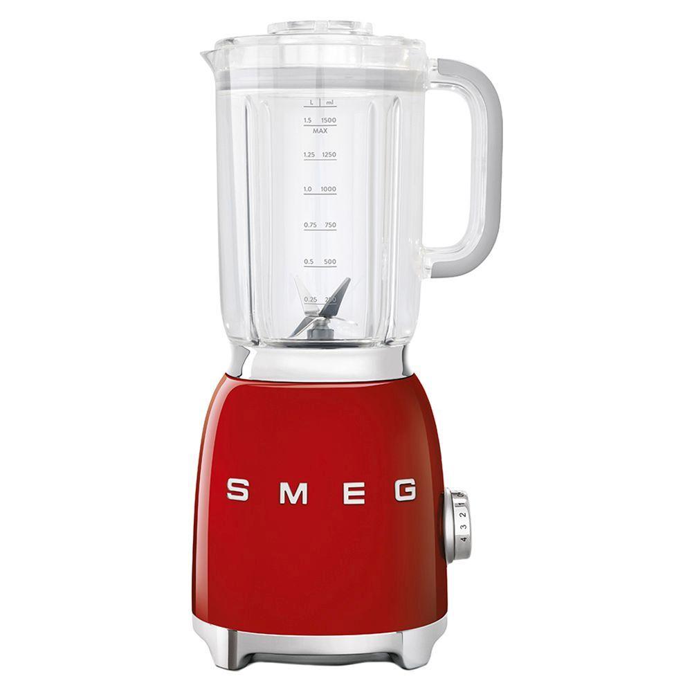 خلاط فواكه 1.5 لتر 800 واط أحمر سميج Retro Style Smeg Fruits mixer