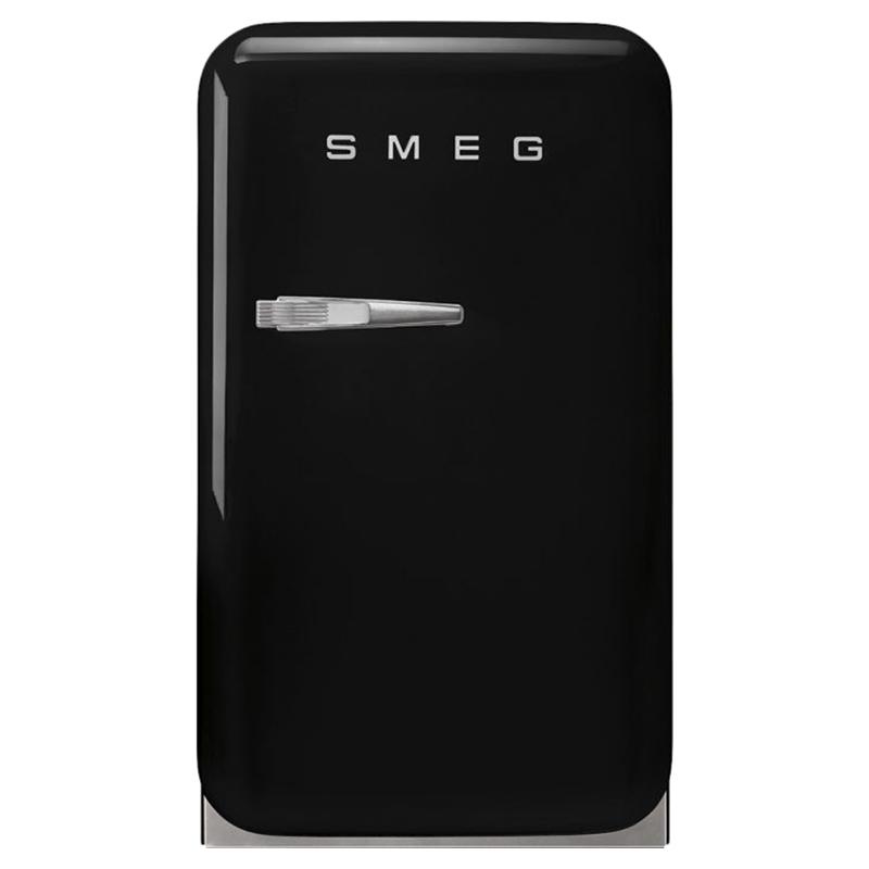 ثلاجة كهربائية 38 لتر أسود سميج Small Fridge Smeg