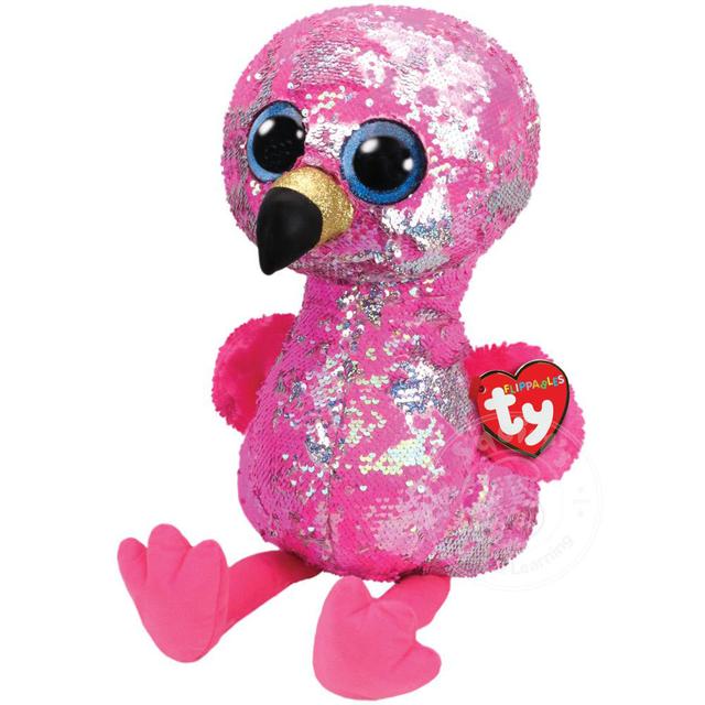 TY - Boos Flippable Flamingo Pinky Large 16in - SW1hZ2U6NjkwMDk4