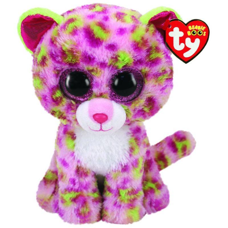 Ty - Beanie Boos Leopard Lainey 9" - Pink - Medium