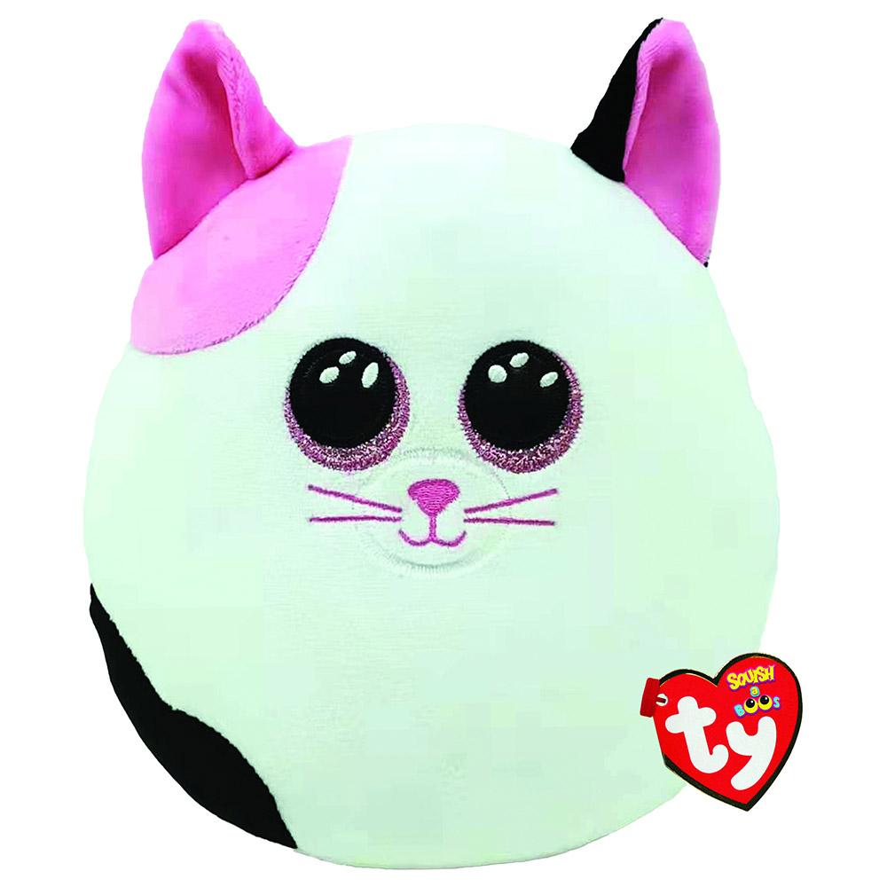 Ty - Squish-A-Boos Cat Muffin White 10-Inch