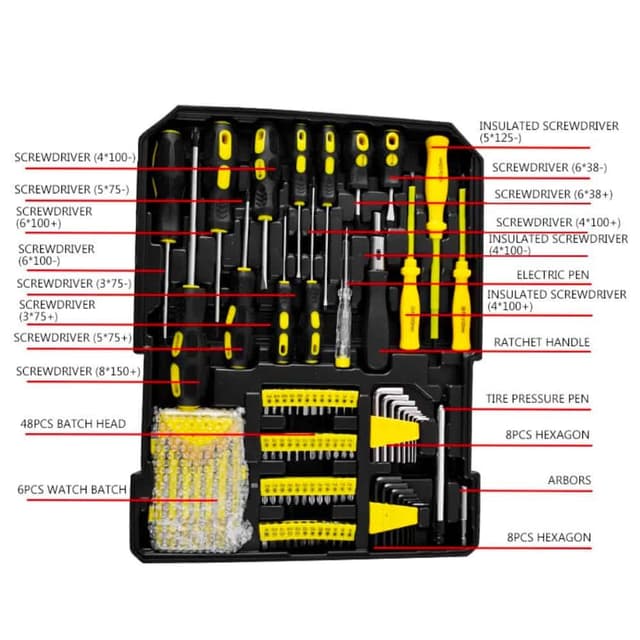 Upspirit Toolkit 186 Piece