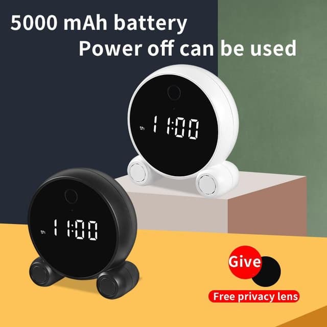 ساعة رقمية مع كاميرا مخفية Tuya Smart Life HD IP Clock Camera