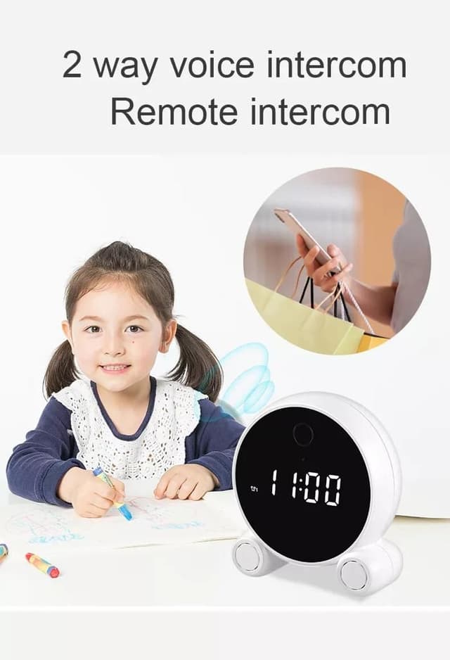 ساعة رقمية مع كاميرا مخفية Tuya Smart Life HD IP Clock Camera