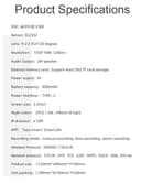 ساعة رقمية مع كاميرا مخفية Tuya Smart Life HD IP Clock Camera