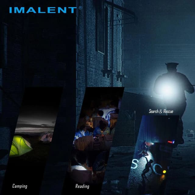 Imalent R30C flashlight 9000 lumens