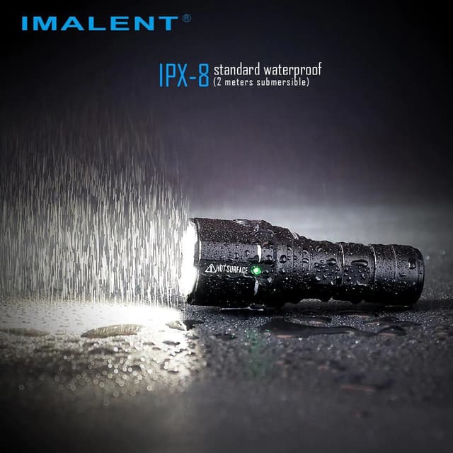 Imalent R30C flashlight 9000 lumens