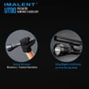 كشاف يدوي 4800 لومن ايمالنت يو تي 90 قابل للشحن Imalent UT90 Predator flashlight